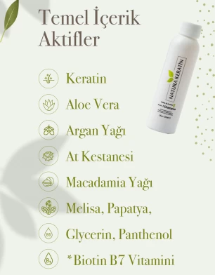 Natura Keratin Sülfatsız Şampuan 120 Ml